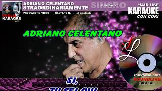 Straordinariamente - Adriano Celentano - karaoke (SL)