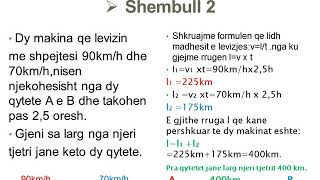 Matematike 9:Koha dhe lidhja e saj me madhesite e tjera