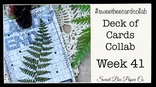 Week 41 Collage Collab | Deck of Cards Collab Weekly Project | Collage Challenge #sweetbeecardcollab