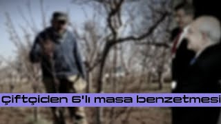 Tarlasında kök salan şeftali ağacının verimini düşüren 6 adet yoz sürgünü 6’lı masaya benzetti