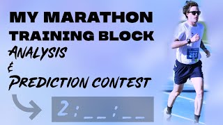 Marathon Training | Key Workout Analysis & Prediction