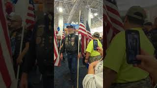 Stars and Stripes Honor Flight Return Parade Bravo