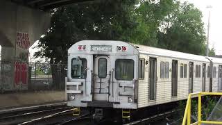 TTC Bombardier T1 #5000 entering Kipling Station