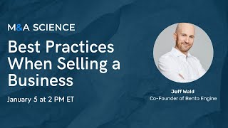 M&A Science Live - Best Practices When Selling a Business