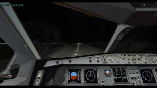 X-Plane 12 default A330 tutorial from cold & dark