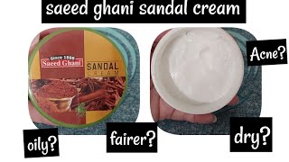 Saeed Ghani Sandal cream full review