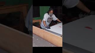 cara memotong multiplek dengan table saw #shorts