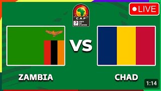 🔴 Zambie vs Tchad qualification de la Coup d'Afrique des Nations match