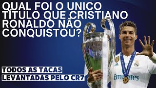 TODOS OS TÍTULOS CONQUISTADOS PELO CRISTIANO RONALDO! #cr7 #cristianoronaldo #gols #futebol #gold