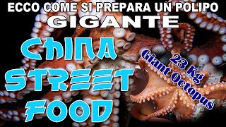 ECCO COME SI PREPARA UN POLIPO GIGANTE – CHINA STREET FOOD