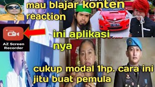 cara bikin video reaction dan menyimpanya