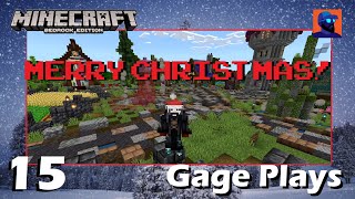 Gage VS 19 Ender Dragons! It's Christmas! - Minecraft 1.19 Bedrock Lets Play Episode 15