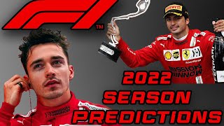 MY PREDICTIONS FOR THE 2022 F1 SEASON | FORMULA 1 PREDICTIONS