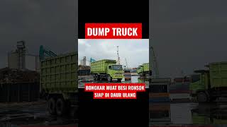 🔴KAPAL TONGKANG MEMBAWA RATUSAN  TON BESI RONSOK  SIAP DI DAUR ULANG