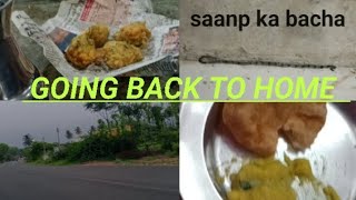 going back to home|raste me kya huwa|| 200 km ka rasta bike pe|