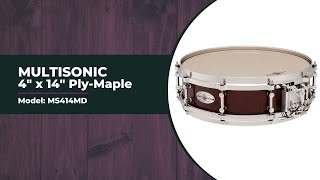 4 x 14 Mercury Multisonic Ply-Maple | Snare Drum Sound Sample