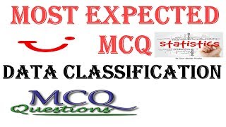 MOST EXPECTED MCQ - DATA CLASSIFICATION - UGC NET 2018