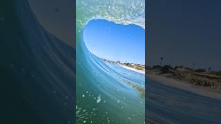 Clean glassy barrel at 26th ave in Santa Cruz, CA 🏄‍♂️ #shorts