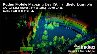 Kudan Handheld Mapping Dev Kit Demo - Bristol College and Park