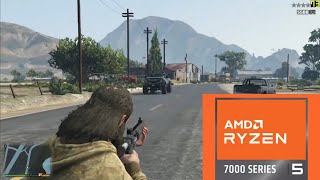 Grand Theft Auto V | MSI Modern 15 B7M AMD Ryzen 5 7530U igpu AMD Radeon RX Vega 7