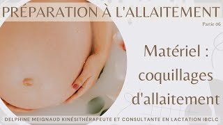 Préparation à l'allaitement - Matériel : Les coquillages d'allaitement