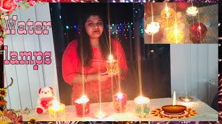 Diwali Special Water Lamps 🪔 🪔🪔🥳||  Easy Homemade Lamps🎇🎆 ||S3