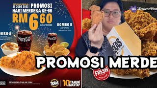 Promosi Texas chicken sempena hari kemerdekaan 66