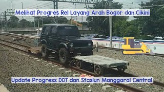 Update Proyek Double Double Track Rel Layang Stasiun Kereta Manggarai Central - Suzuki Katana