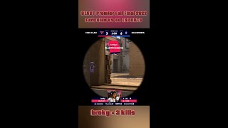 CS:GO FaZe vs OG BLAST Premier Fall Final 2022 | broky - 3 kills #csgo #shorts