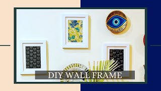 DIY Wall Frames ideas | Budget Friendly | Easy Wall Décor | Wall Makeover | Scrap Fabric Craft |