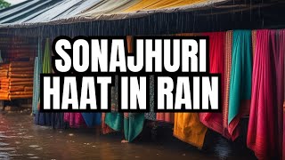 Sonajhuri Haat Saree Shopping in Rainy Day | Shantiniketan Tour | Ram Shyam Restaurant Bolpur