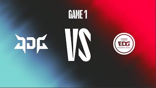 El pick secreto de la top EDG VS JD Gaming game 1 dia 2 semana 1 Primavera LPL 2022