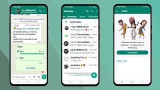 ☄️SAIU! NOVO WHATSAPP   LITE COM REAÇÕES E COM AVATAR ATUALIZADO 2022