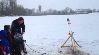 Rocket-propelled coke bottle