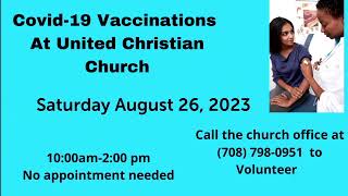 Sunday August 13th Worship with United Christian Church