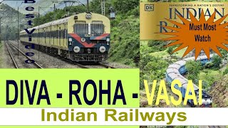 MEMU Passenger Train || Diva To Roha Journey Nilje to Diva