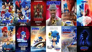 The evolution of SONIC MOVIE POSTERS (2020-2024)