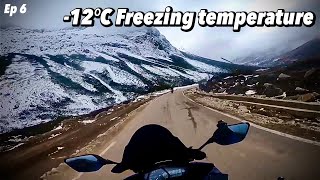 I rode from Gurudongmar Lake to Lachen in -12° Freezing Temperature || Sikkim Xtreme Ep 6