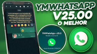 SAIU! YM WHATSAPP LITE V25 SUPER ATUALIZADO COM NOVAS FUNÇÕES E COM EMOJIS iOS 16,O MELHOR!