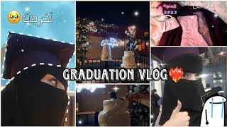 فلوق"تخرجي من الثانوي🥹🌷|🎓graduation vlog✨ °مشتريات~°حفلتنا💖°~آخر فعاليات في المدرسه🏩