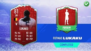 FIFA 19 - 81 FUTMAS LUKAKU - SFIDA CREAZIONE ROSA SCR - SQUAD BUILDING CHALLENGES SBC