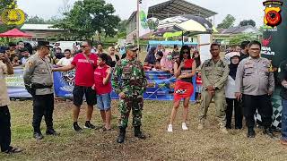 Buka Lomba Trail Adventure, Kapolsek Sukahaji Selamat Bertanding Jajal Medan Gawir Dapung