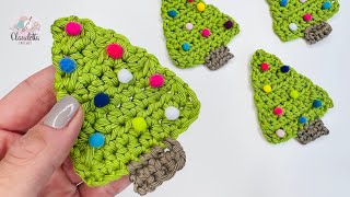 🇺🇸 CROCHET Christmas Tree Ornaments / EASY & FAST