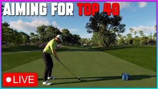 PGA Tour 2k23 🔴 LIVE Ranked Solo's Season 3 | Aiming For Top 40 tonight (Sensible Goals) ⛳💰😁