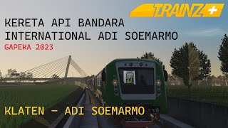 KA BANDARA SOLO | KLATEN - ADI SOEMARMO | TRAINZ SIMULATOR INDONESIA