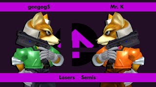 TN Arcadian 2023 - Mr. K (Fox) vs. geegog$ (Fox) - LSF