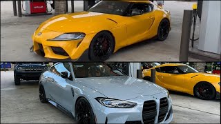 Built Stock Turbo Toyota Supra Street Races BMW G82 M4!