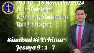 Bahan PJJ 10-16 November 2024 | Sinalsal Si Erkinar | Vic. Jhon Fredy Tarigan