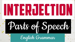 INTERJECTION || Parts of speech in english Grammar ||  Parts of speech in telugu | @Aishwarya Ram