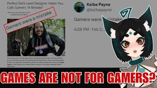 Perfect Dark Dev Says their GAME is not for GAMERS | Kolbe Payne / Reaction